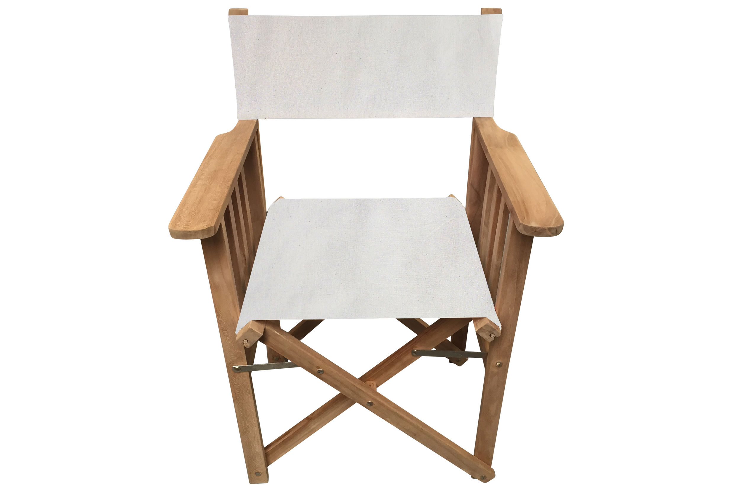 beige directors chair