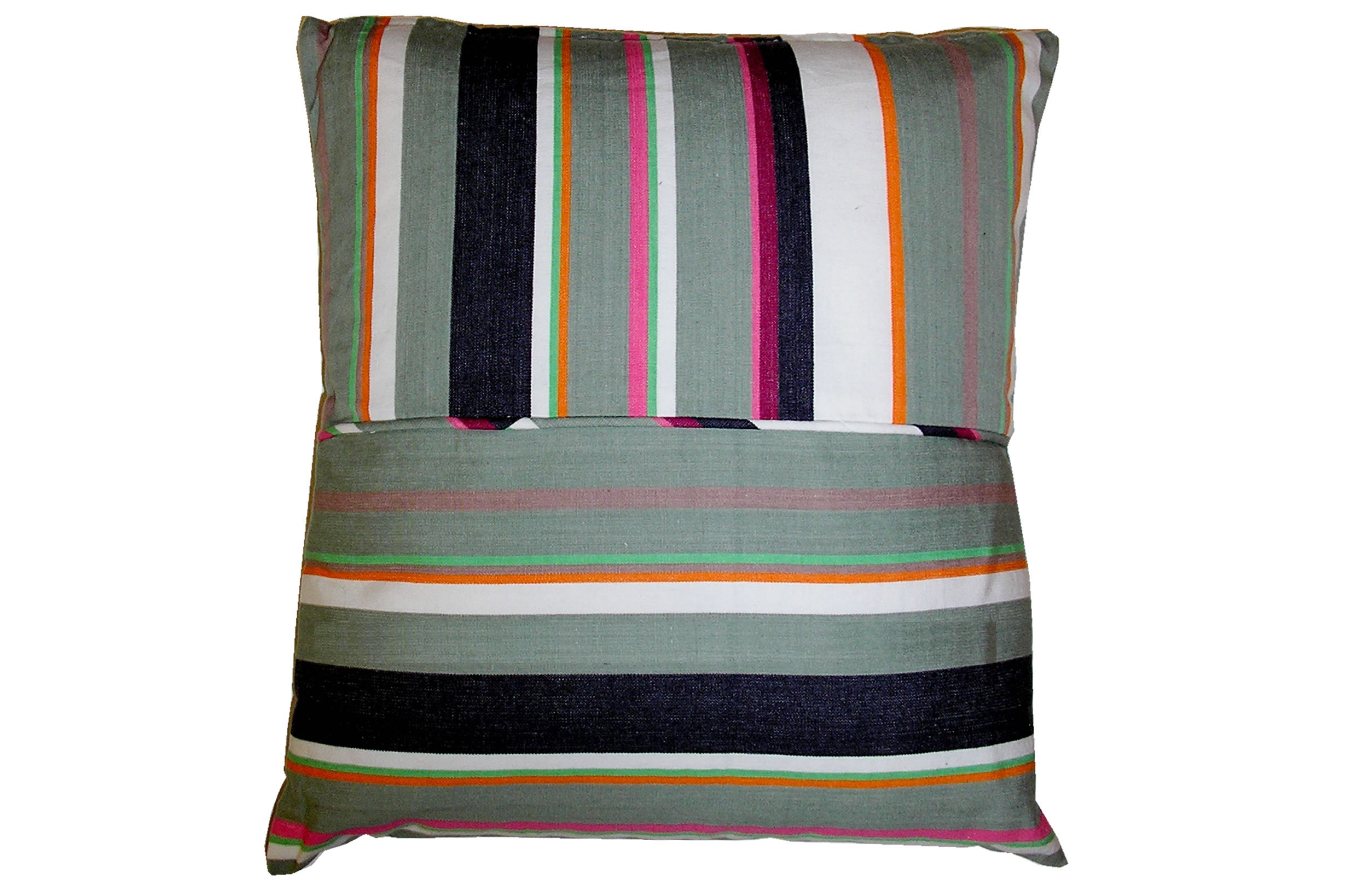 Grey Striped Scatter Cushions The Stripes Company