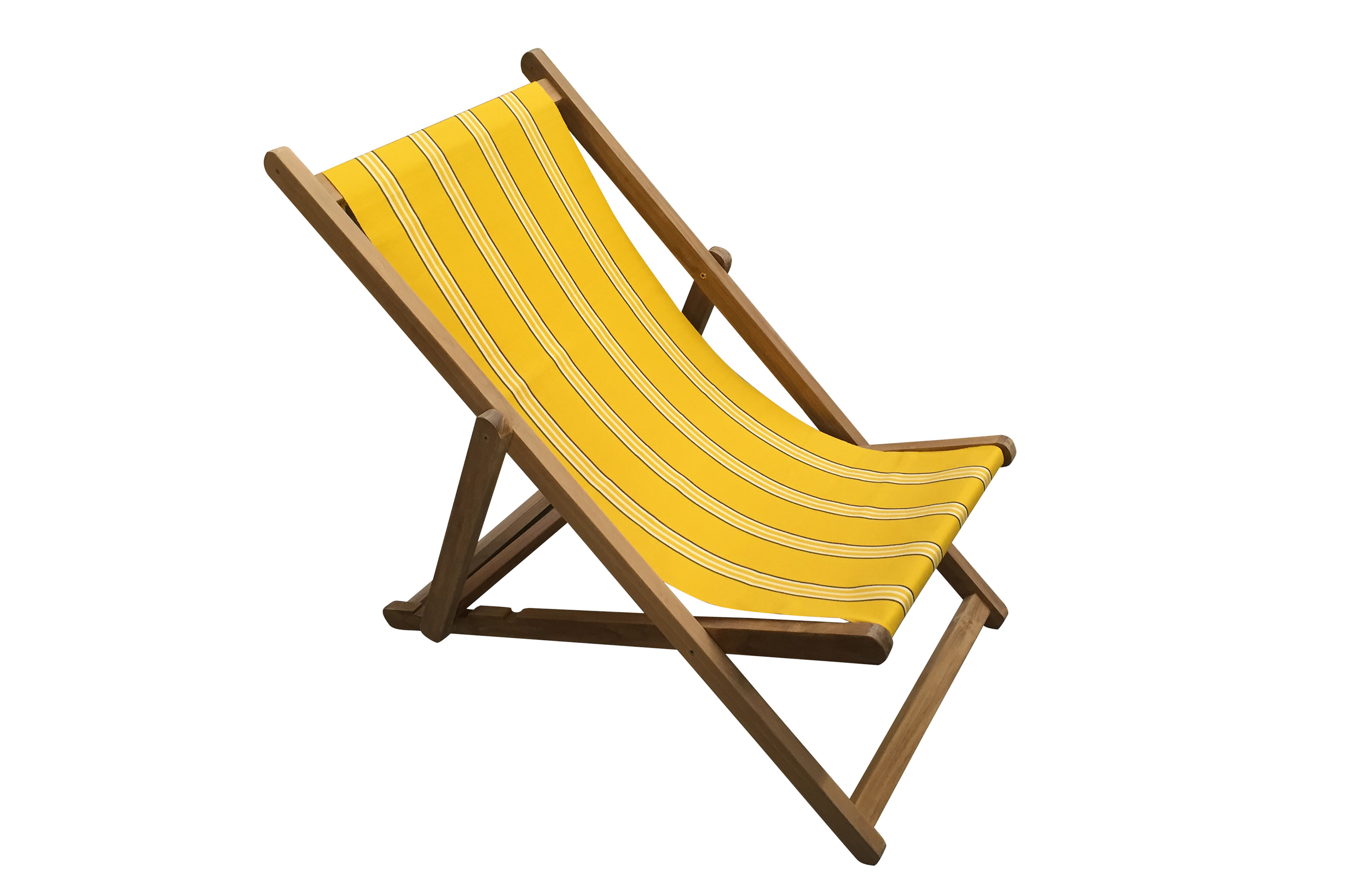 Yellow Deckchairs | Wooden Folding Deck Chairs Handball Stripes | The ...