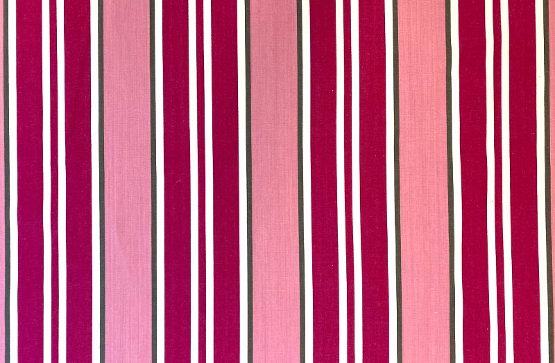 Pink, Pale Pink, White and Grey Striped Fabric, Pink Stripe Curtain  Fabrics