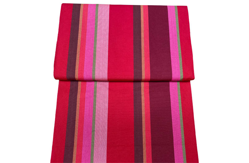 Red Pink Stripe Replacement Deck Chair Slings