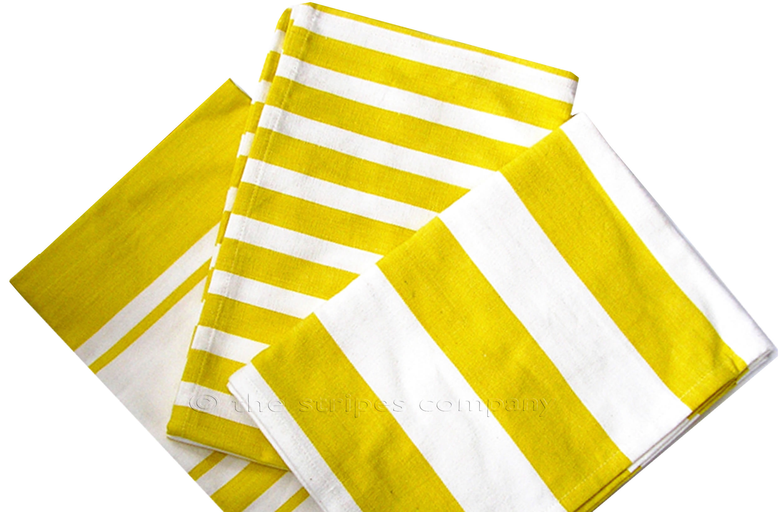 yellow tea towels