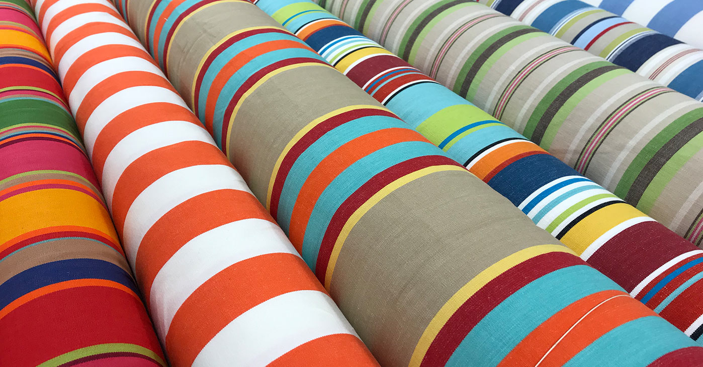 The Stripes Company - Striped Fabrics - Stripe Deckchair Fabrics